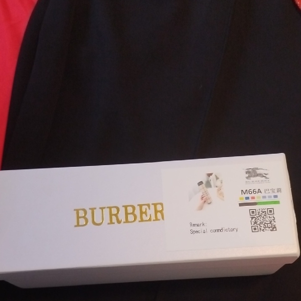 Burberry White Box with Gold Logo